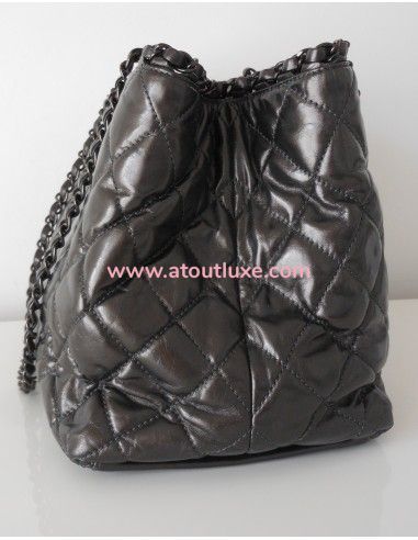 SAC CHANEL SHOPPING GRIS SAC CHANEL SHOPPING GRIS