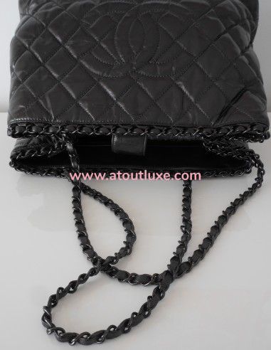 SAC CHANEL SHOPPING GRIS SAC CHANEL SHOPPING GRIS