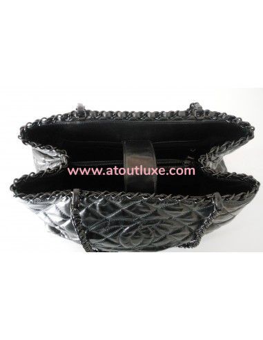 SAC CHANEL SHOPPING GRIS SAC CHANEL SHOPPING GRIS