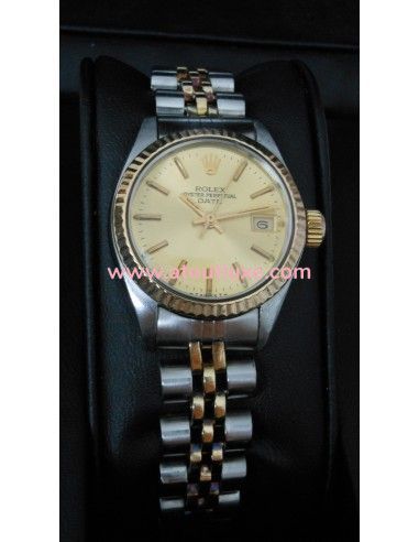 MONTRE ROLEX FEMME OYSTER PERPETUAL...