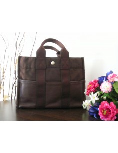 SAC HERMES CUIR ET TOILE... 2