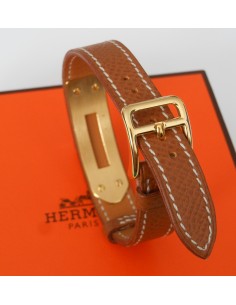 MONTRE HERMES KELLY PLAQUE OR 2