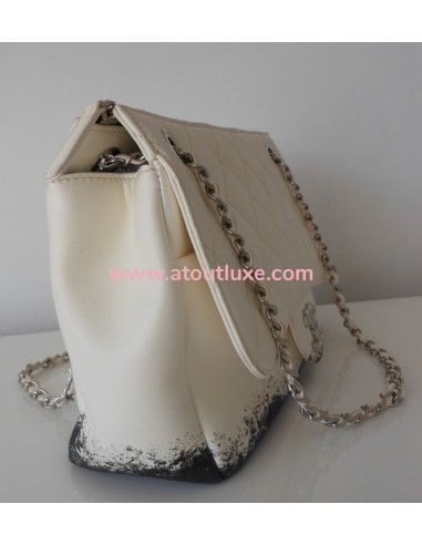 SAC CHANEL TIE AND DYE BLANC GM SAC CHANEL TIE AND DYE BLANC GM