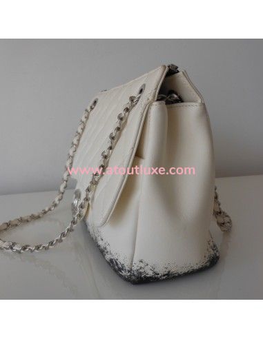 SAC CHANEL TIE AND DYE BLANC GM SAC CHANEL TIE AND DYE BLANC GM