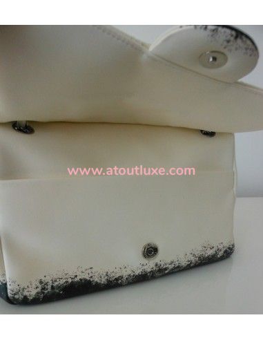 SAC CHANEL TIE AND DYE BLANC GM SAC CHANEL TIE AND DYE BLANC GM