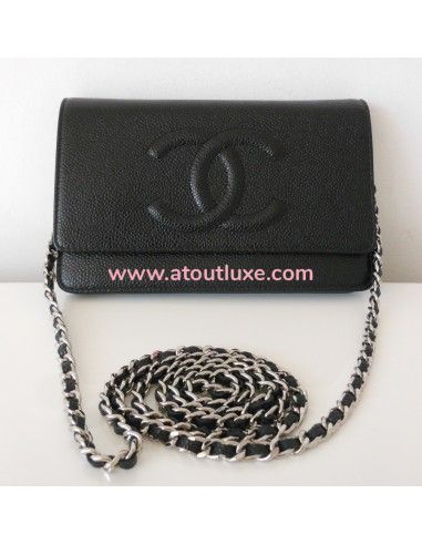 POCHETTE WALLET ON CHAIN CHANEL NOIR