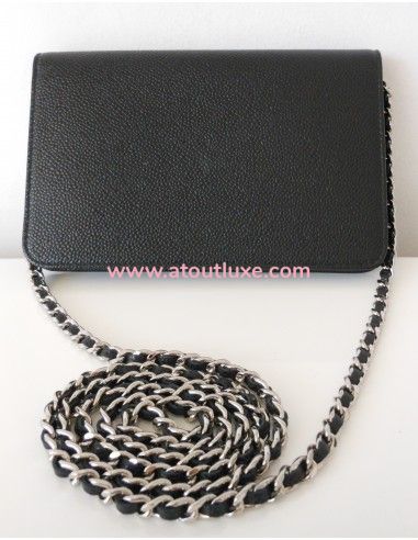 POCHETTE WALLET ON CHAIN CHANEL NOIR POCHETTE WALLET ON CHAIN CHANEL NOIR