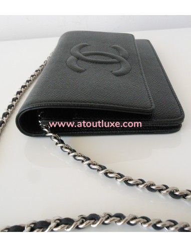 POCHETTE WALLET ON CHAIN CHANEL NOIR POCHETTE WALLET ON CHAIN CHANEL NOIR