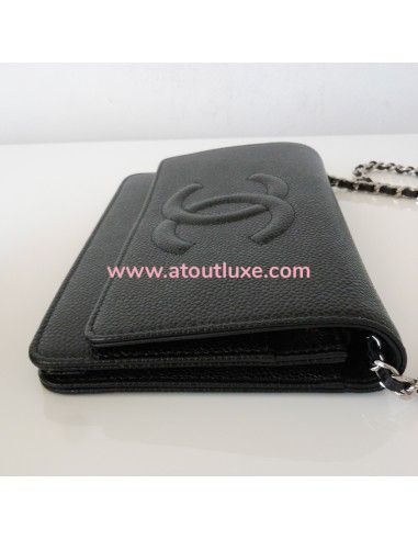 POCHETTE WALLET ON CHAIN CHANEL NOIR POCHETTE WALLET ON CHAIN CHANEL NOIR