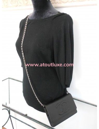 POCHETTE WALLET ON CHAIN CHANEL NOIR POCHETTE WALLET ON CHAIN CHANEL NOIR
