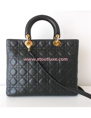 SAC LADY DIOR GM NOIR SAC LADY DIOR GM NOIR
