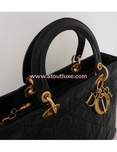 SAC LADY DIOR GM NOIR SAC LADY DIOR GM NOIR