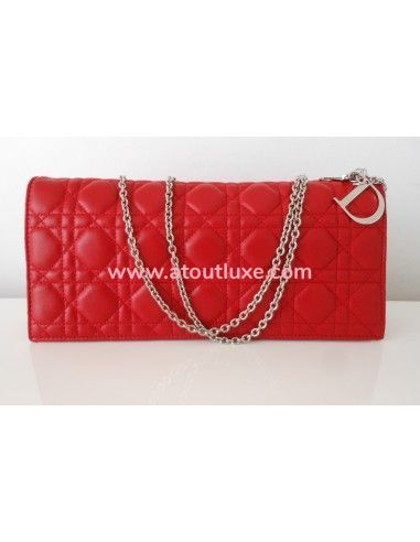 POCHETTE LADY DIOR ROUGE