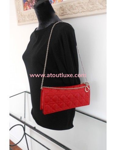POCHETTE LADY DIOR ROUGE POCHETTE LADY DIOR ROUGE