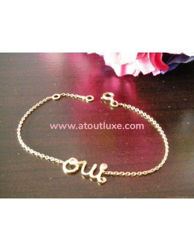 BRACELET DIOR OUI -- OR JAUNE