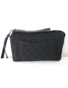 SAC CHANEL 2.55 TWEED NOIR GM 2