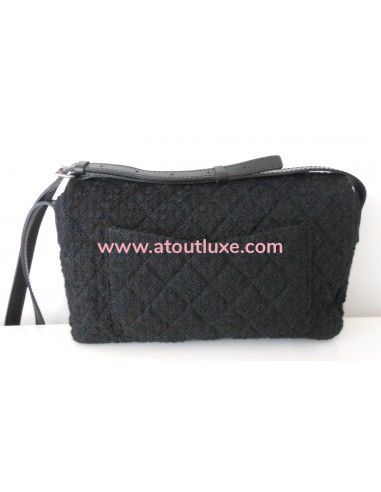 SAC CHANEL 2.55 TWEED NOIR GM SAC CHANEL 2.55 TWEED NOIR GM