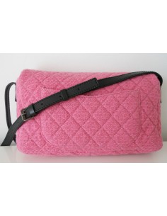 SAC CHANEL 2.55 TWEED ROSE GM 2