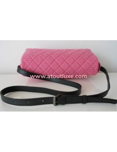 SAC CHANEL 2.55 TWEED ROSE GM  SAC CHANEL 2.55 TWEED ROSE GM