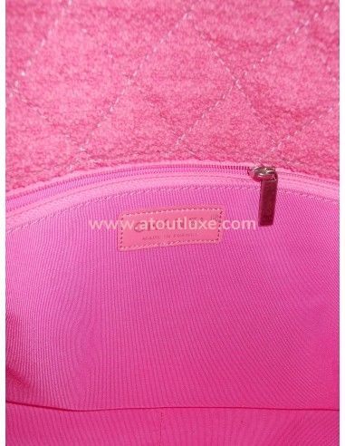 SAC CHANEL 2.55 TWEED ROSE GM  SAC CHANEL 2.55 TWEED ROSE GM