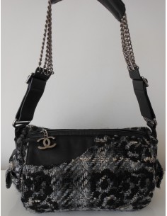 SAC CHANEL TWEED CAMELIA 2