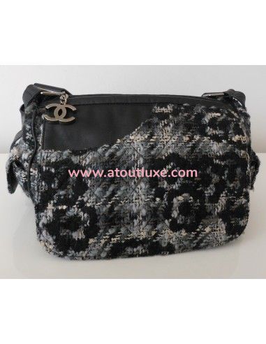 SAC CHANEL TWEED CAMELIA SAC CHANEL TWEED CAMELIA