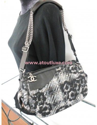 SAC CHANEL TWEED CAMELIA SAC CHANEL TWEED CAMELIA