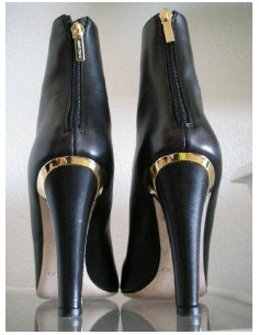 BOTTES JIMMY CHOO CUIR NOIR