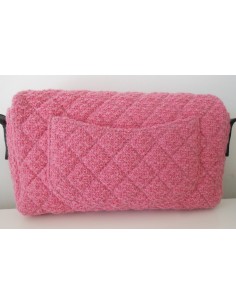 SAC CHANEL TWEED ROSE MEDIUM 2