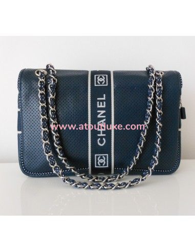SAC CHANEL TIMELESS CUIR BLEU SAC CHANEL TIMELESS CUIR BLEU