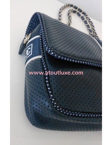 SAC CHANEL TIMELESS CUIR BLEU SAC CHANEL TIMELESS CUIR BLEU