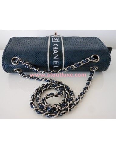 SAC CHANEL TIMELESS CUIR BLEU SAC CHANEL TIMELESS CUIR BLEU