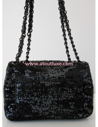 SAC CHANEL TIMELESS SEQUINS NOIR SAC CHANEL TIMELESS SEQUINS NOIR