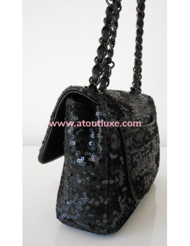SAC CHANEL TIMELESS SEQUINS NOIR SAC CHANEL TIMELESS SEQUINS NOIR
