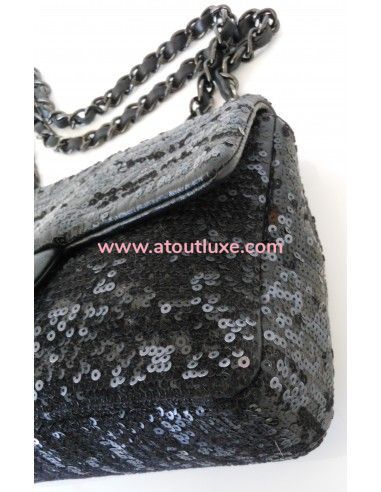 SAC CHANEL TIMELESS SEQUINS NOIR SAC CHANEL TIMELESS SEQUINS NOIR