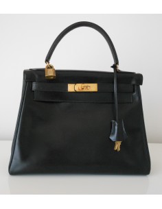SAC HERMES KELLY BOX NOIR 28 2