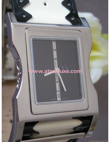 MONTRE DIOR CHRIS 47 DIAMANTS BAGUETTE