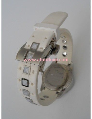 MONTRE DIOR CHRISTAL PM BLANCHE  MONTRE DIOR CHRISTAL PM BLANCHE