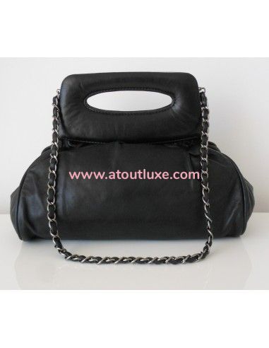 SAC CHANEL CUIR NOIR 