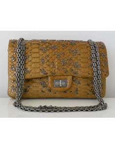 SAC CHANEL 2.55 PYTHON