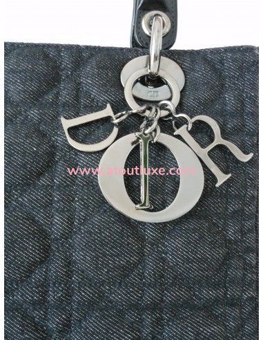 SAC LADY DIOR JEAN - MOYEN MODELE SAC LADY DIOR JEAN - MOYEN MODELE