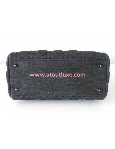 SAC LADY DIOR JEAN - MOYEN MODELE SAC LADY DIOR JEAN - MOYEN MODELE