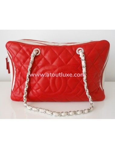 SAC CHANEL GRAND MODELE ROUGE