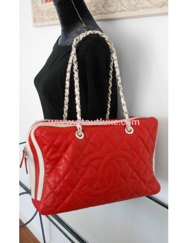 SAC CHANEL GRAND MODELE ROUGE SAC CHANEL GRAND MODELE ROUGE