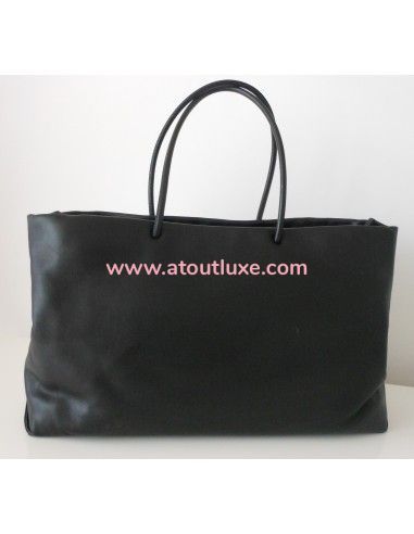 SAC CHANEL CABAS CUIR NOIR SAC CHANEL CABAS CUIR NOIR