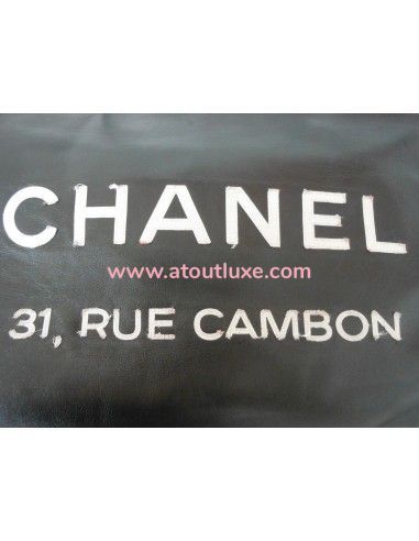 SAC CHANEL CABAS CUIR NOIR SAC CHANEL CABAS CUIR NOIR