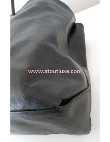 SAC CHANEL CABAS CUIR NOIR SAC CHANEL CABAS CUIR NOIR