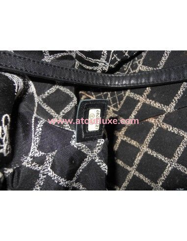 SAC CHANEL CABAS CUIR NOIR SAC CHANEL CABAS CUIR NOIR