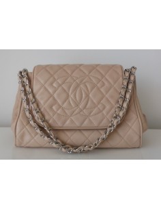 SAC CHANEL CLASSIQUE BEIGE GM