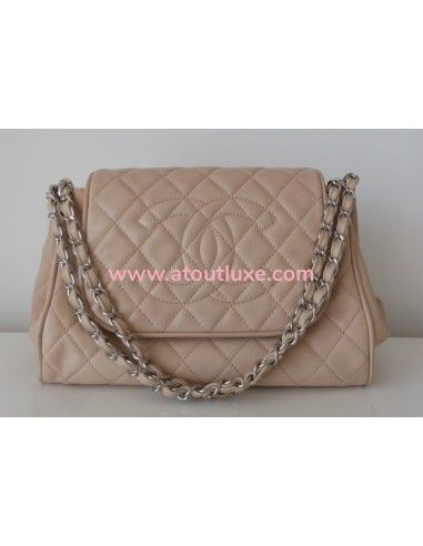 SAC CHANEL CLASSIQUE BEIGE GM